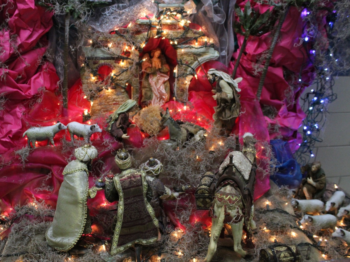OLS front office Christmas Nativity Scene