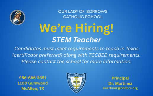 STEM Teacher Opportunity